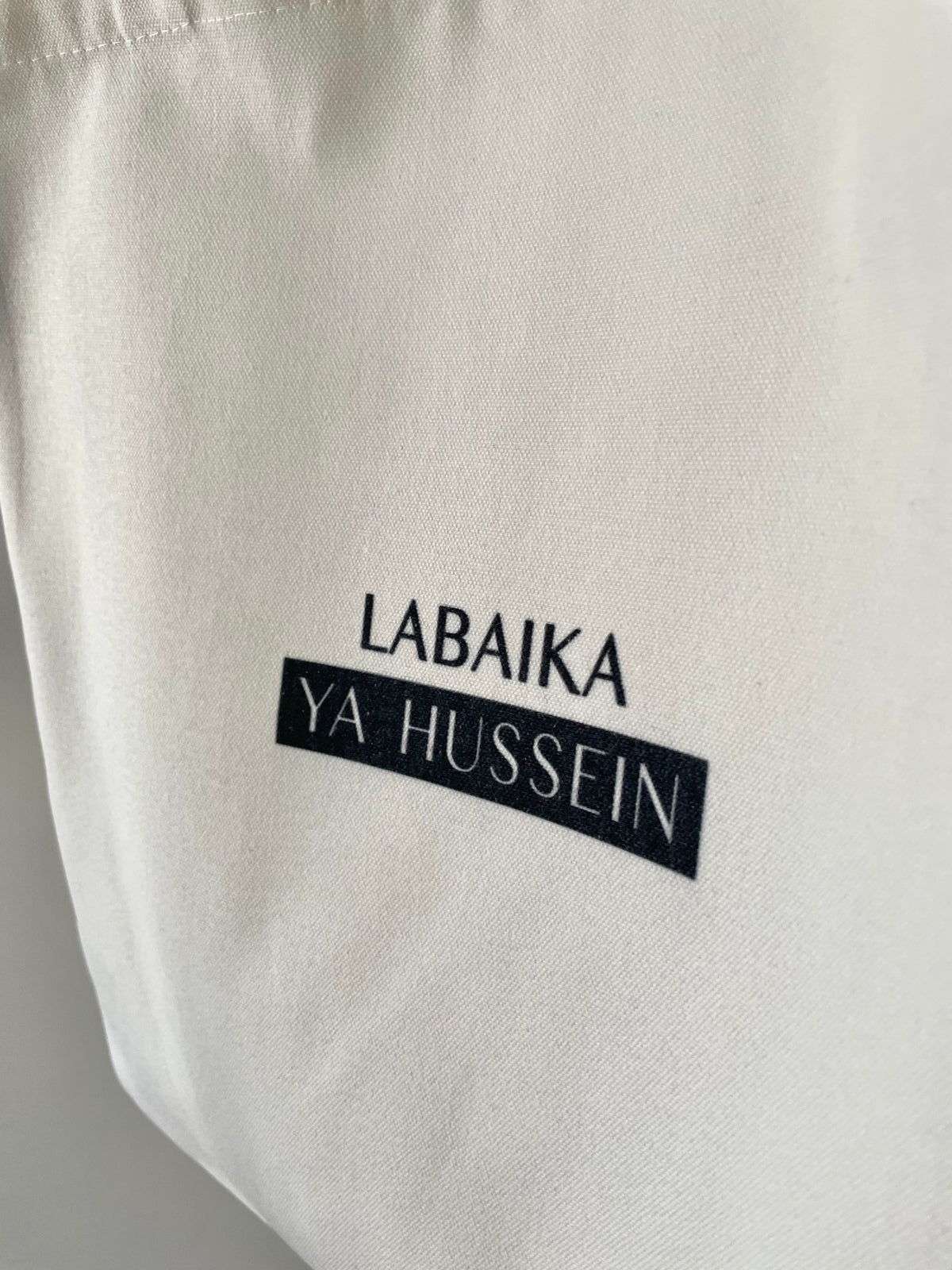 LABAIKA YA HUSSEIN TOTE BAG