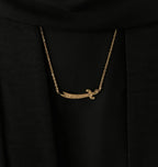 Zulfiqar Necklace Gold