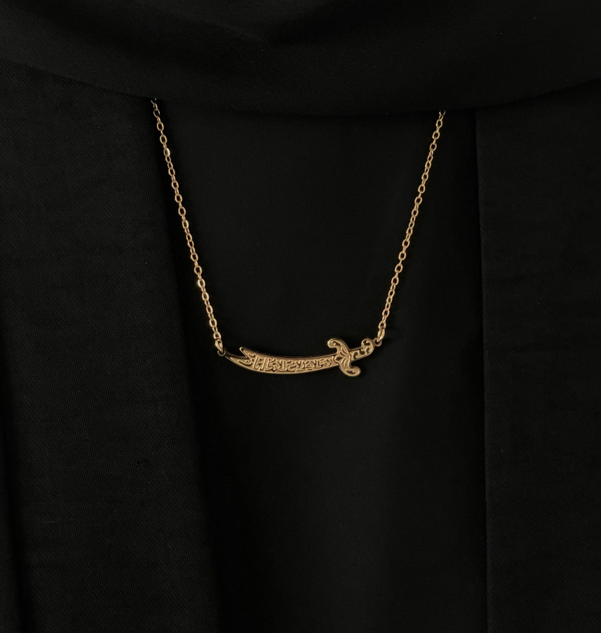 Zulfiqar Necklace Gold